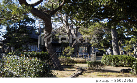 神奈川県横浜市金沢区野島公園にある伊藤博文別邸の冬 神奈川県横浜市金沢区野島公園にある伊藤博文別邸の冬 86052962