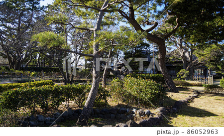 神奈川県横浜市金沢区野島公園にある伊藤博文別邸の冬 神奈川県横浜市金沢区野島公園にある伊藤博文別邸の冬 86052963