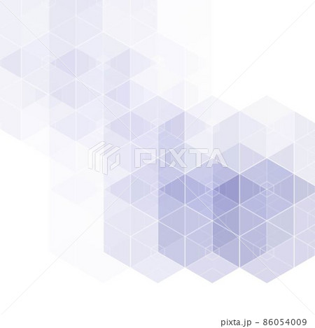 Vector Abstract geometric background. Template brochure design. Blue hexagon shape. eps 10 86054009