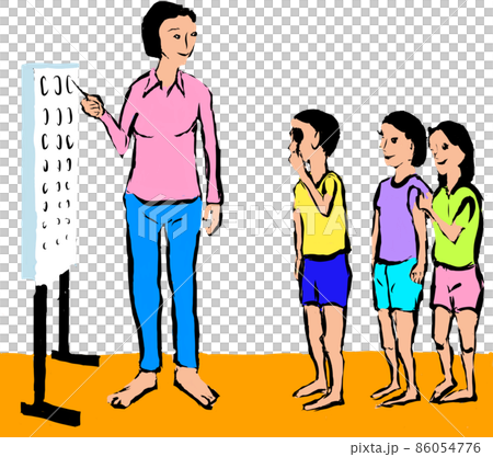 小学校 身体測定 視力検査 小学校 身体測定 視力検査 86054776