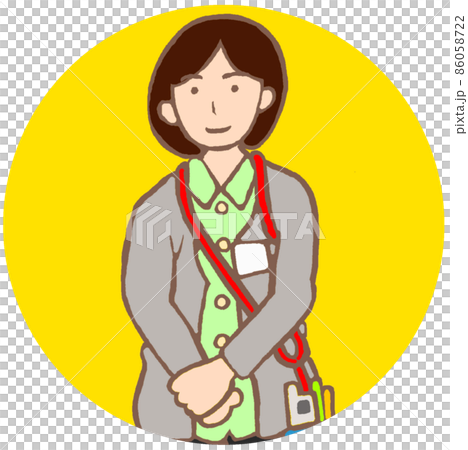 Mental health worker icon Mental health worker icon 86058722