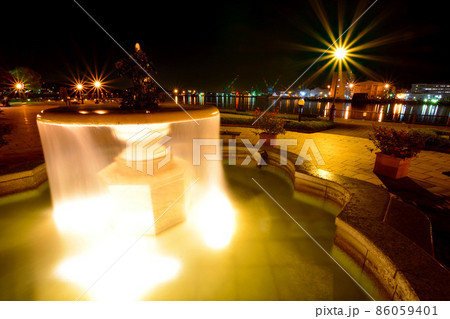 【神奈川県】 ヴェルニー公園・夜景 86059401
