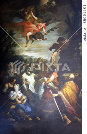 Burial of St. Andrew apostle in Basilica di Sant Andrea delle Fratte, Rome, Italy Burial of St. Andrew apostle in Basilica di Sant Andrea delle Fratte, Rome, Italy 86061231