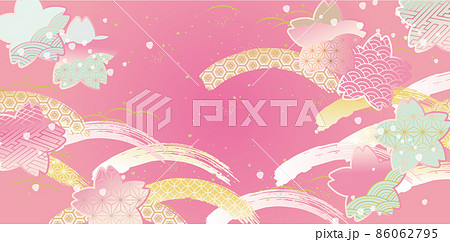 桜の背景イラスト 86062795