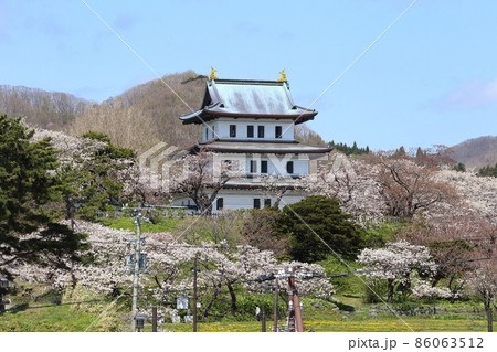 北海道 松前 春の松前城 北海道 松前 春の松前城 86063512
