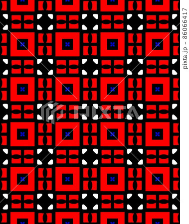 Abstract seamless pattern in a red color 86066417