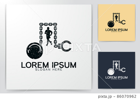 handcuffs, the prisoner ran away logo Ideas. Inspiration logo design. Template Vector Illustration. Isolated On White Background handcuffs, the prisoner ran away logo Ideas. Inspiration logo design. Template Vector Illustration. Isolated On White Background 86070962