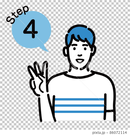 第 4 步 一個年輕人解釋這個過程 第 4 步 一個年輕人解釋這個過程 86072114