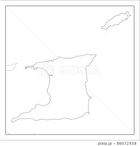 トリニダード・トバゴの地図です。 86072938