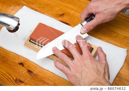 包丁の研ぎ方 三徳包丁 イメージ 包丁の研ぎ方 三徳包丁 イメージ 86074632