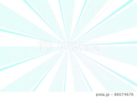 水玉ドットと放射線背景 Radial abstract background ray wit 水玉ドットと放射線背景 Radial abstract background ray wit 86074676