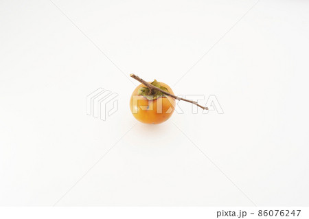 柿の白バック 柿の白バック 86076247