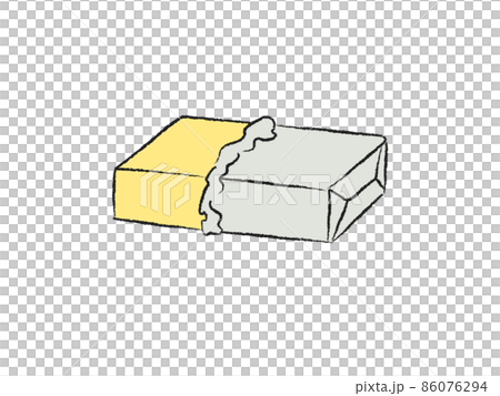 Hand-drawn style illustration of butter Hand-drawn style illustration of butter 86076294