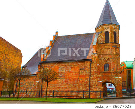 The old catholic church of St. Gertrude at Kaunas, Lithuania The old catholic church of St. Gertrude at Kaunas, Lithuania 86077028