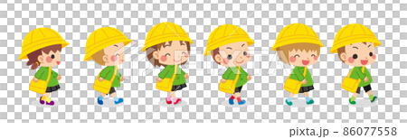 插圖剪貼畫白色背景一組可愛的幼兒園小朋友和朋友一起散步 插圖剪貼畫白色背景一組可愛的幼兒園小朋友和朋友一起散步 86077558