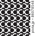 Black and white seamless pattern. Round shapes 86078548