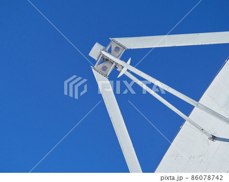 1月（冬） 野辺山宇宙電波観測所 ミリ波干渉計のアップ 長野県南牧村 86078742