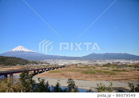 富士山　富士川 86079549