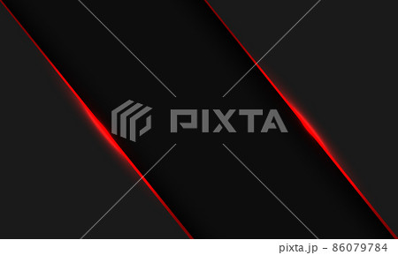 Abstract black red line light banner slash on grey design modern futuristic background vector Abstract black red line light banner slash on grey design modern futuristic background vector 86079784