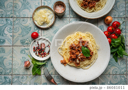 Pasta spaghetti bolognese Pasta spaghetti bolognese 86081011