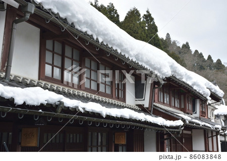 【福井県若狭町】雪の熊川宿 【福井県若狭町】雪の熊川宿 86083848