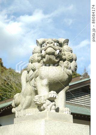 神峰神社　こま犬 86084174