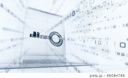 デジタル営業　在宅勤務　テレワーク　IoTによる大都市のデジタル化 背景画像のイメージ 86084788