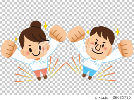 A doctor, a nurse, a nurse, a nurse who looks up at the sky and takes a guts pose. A doctor, a nurse, a nurse, a nurse who looks up at the sky and takes a guts pose. 86085750