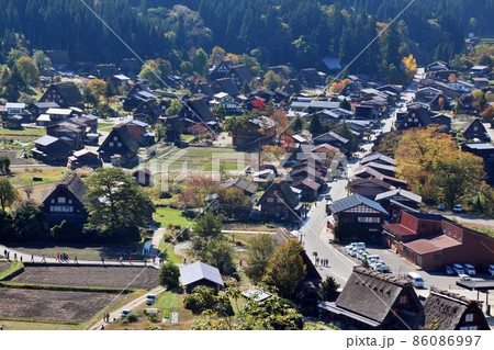 秋の白川郷 秋の白川郷 86086997