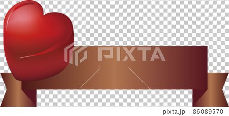 Valentine Valentine's Day Chocolate Heart Ribon Ribbon Tape Copy Space Illustration Valentine Valentine's Day Chocolate Heart Ribon Ribbon Tape Copy Space Illustration 86089570