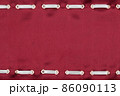 Satin fabric with an inserted satin ribbon. Fashion background. With space for design, text place. 86090113
