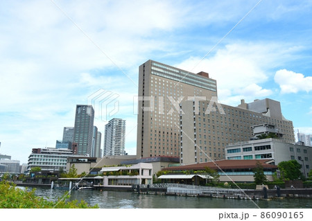 堂島川　都市風景 86090165