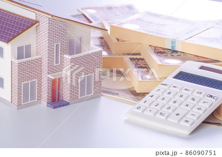 住宅とお金のイメージ 住宅とお金のイメージ 86090751