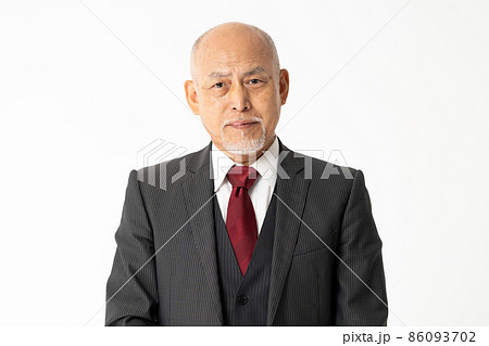 ビジネス　シニア　ポートレート 86093702
