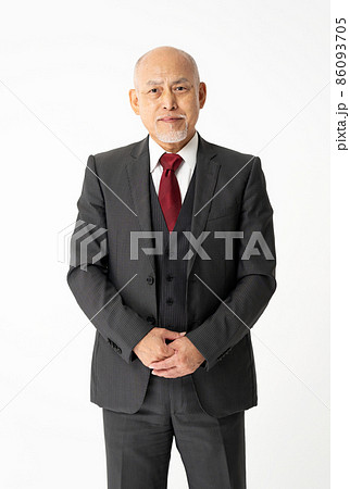 ビジネス　シニア　ポートレート 86093705