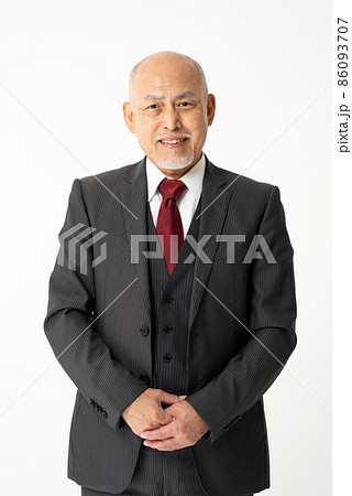ビジネス　シニア　ポートレート 86093707