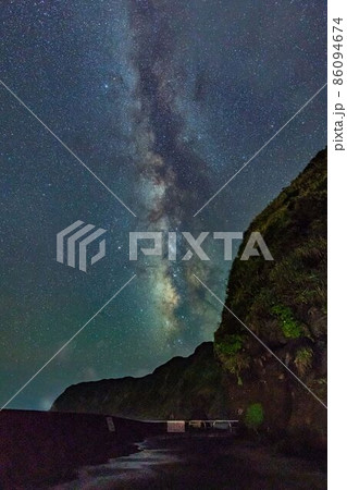 【星景】八丈島 海岸 【星景】八丈島 海岸 86094674