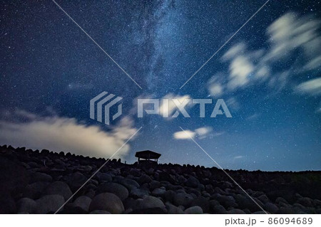 【星景】八丈島　海岸　南原千畳敷 86094689