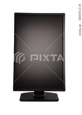 Black PC monitor (Clipping path) Black PC monitor (Clipping path) 86095319