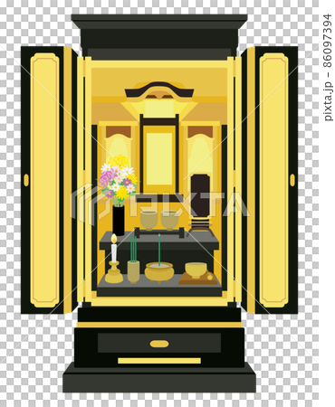 仏壇のイラスト 86097394
