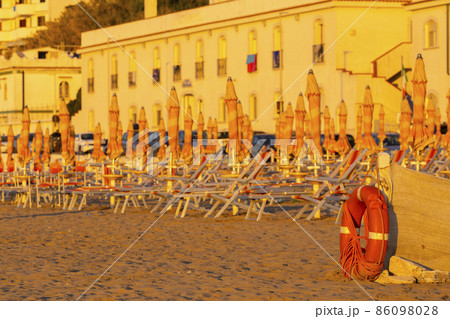 Beach in Rodi Garganico, Apulia, Italy 86098028