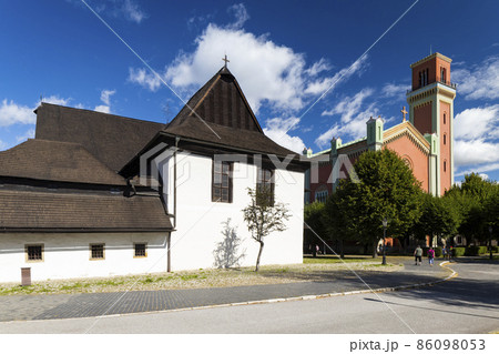 Church of the Holy Trinity, UNESCO site, Kezmarok, Slovakia Church of the Holy Trinity, UNESCO site, Kezmarok, Slovakia 86098053
