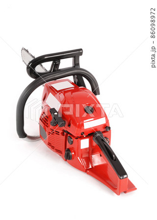 Red professional chainsaw 86098972
