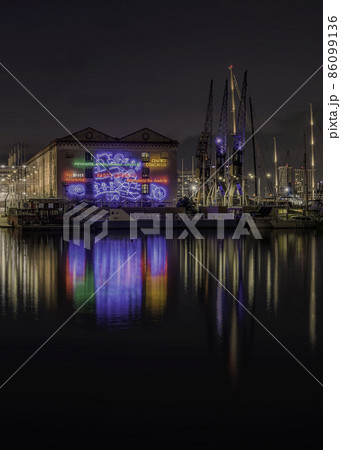 Genoa view of the Porto Antico 86099136