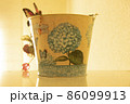 close-up artistic bucket with decorative details 86099913