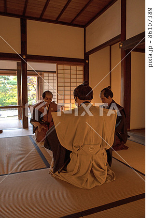 川越城本丸御殿 サムライ 家老詰所の様子 川越市 川越城本丸御殿 サムライ 家老詰所の様子 川越市 86107389
