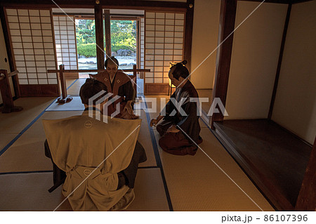 川越城本丸御殿　サムライ　家老詰所の様子　川越市　 86107396