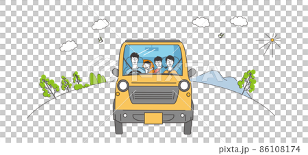 Car and family 86108174