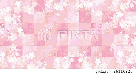 桜の背景イラスト 金箔 桜の背景イラスト 金箔 86110326