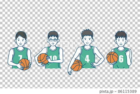 Basketball boys basketball club club activities... - Stock Illustration ...